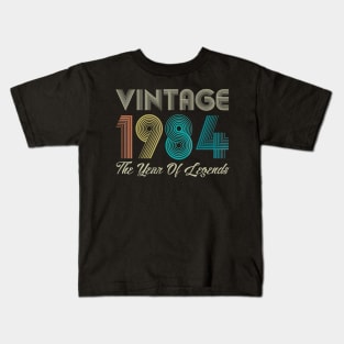 35th Birthday Retro Vintage 1984 Classic Men Women Kids T-Shirt